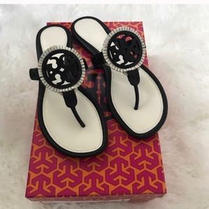 Tory Burch fringe leather sandals